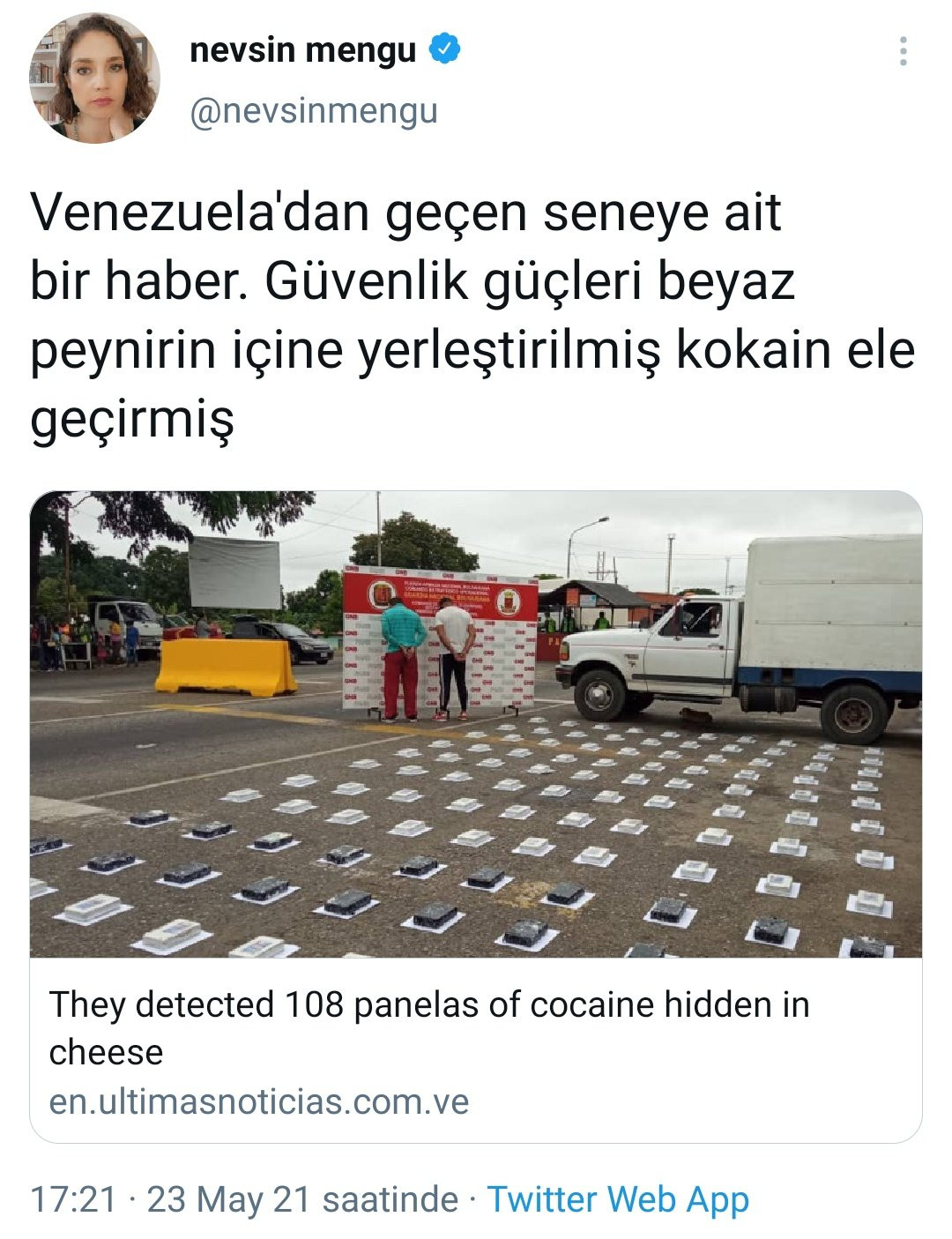 Venezuela'da geçen sene peynir kapları içinde uyuşturucu yakalandığı ortaya çıktı! - Resim : 1