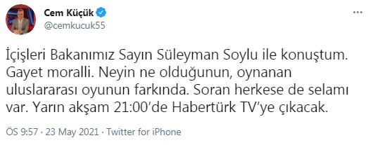Sedat Peker'in gündemi sallayan 7. videosunun ardından Süleyman Soylu'dan ilk bilgi - Resim : 2