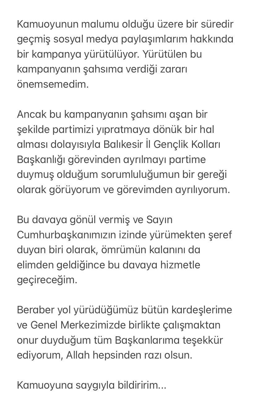 Sosyal medya paylaşımları olay olan AKP'li başkan istifa etti! - Resim : 2