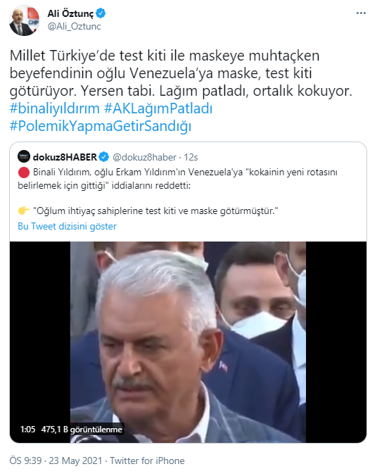 CHP'li Öztunç'tan Binali Yıldırım'a tepki: Lağım patladı - Resim : 2