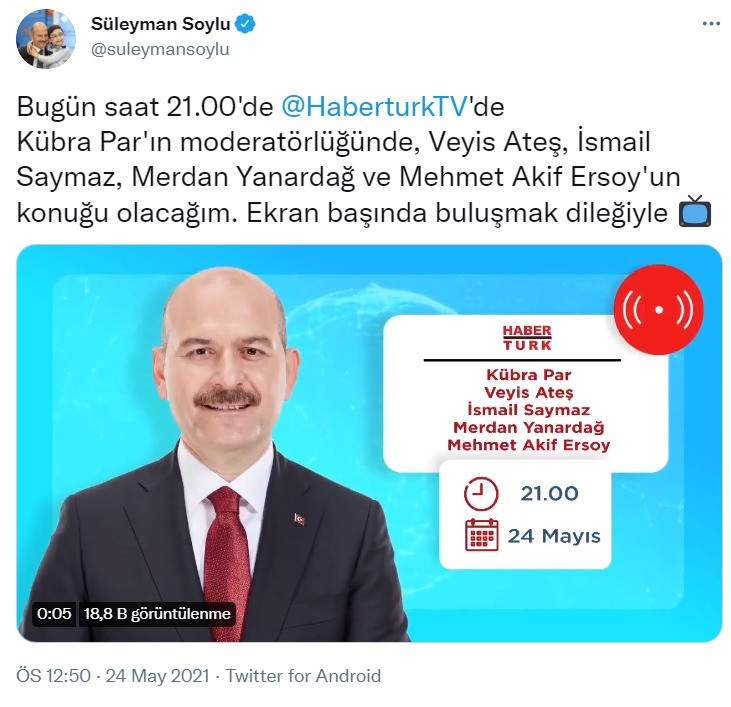 Süleyman Soylu'dan canlı yayın hamlesi! Paylaşım geldi - Resim : 2