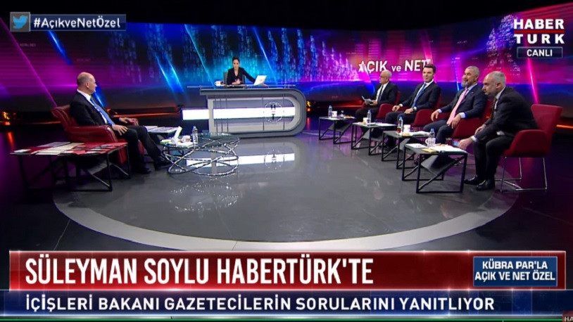 Habertürk'te Süleyman Soylu yayını Youtube'da Türkiye rekoru getirdi