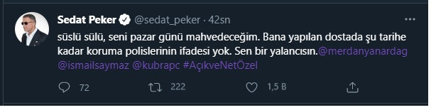Sedat Peker, Süleyman Soylu Habertürk canlı yayındayken 8. videonun tarihini duyurdu: Seni mahvedeceğim! - Resim : 2