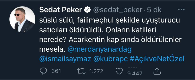 Süleyman Soylu konuştu, Sedat Peker canlı yayına soru yağdırdı! - Resim : 7