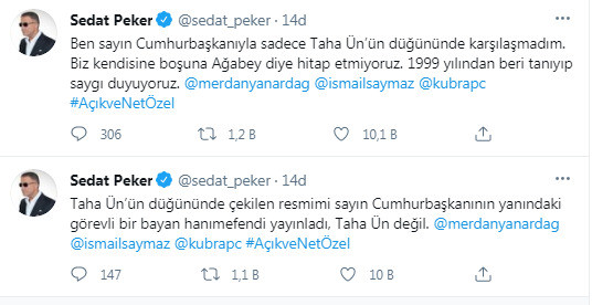 Sedat Peker: Ben Erdoğan'a boşuna ağabey diye hitap etmiyorum - Resim : 1