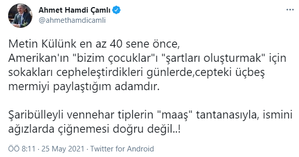 AKP'li Çamlı, Süleyman Soylu yerine Metin Külünk'e destek verdi - Resim : 1