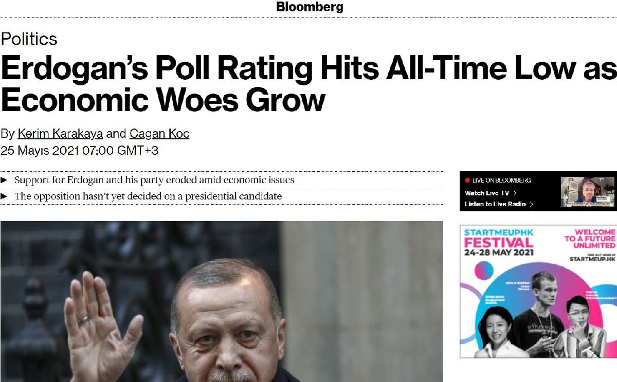 Dünyaca ünlü medya kuruluşundan Erdoğan analizi: Kendi seçmeni de terk ediyor, koltuğu sallantıda! - Resim : 1