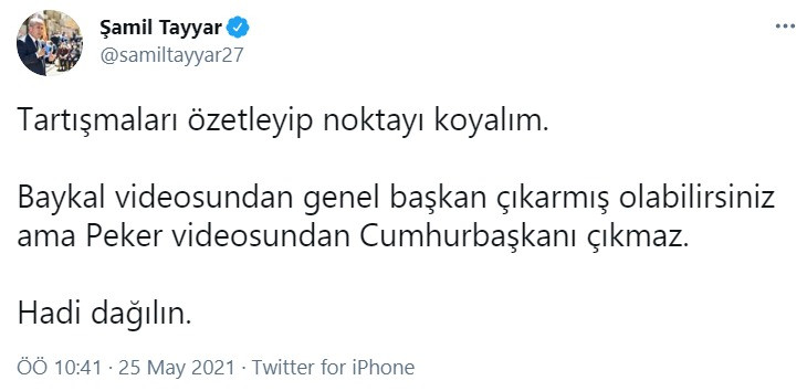 Tepki yağan çirkin paylaşım! AKP'li isim Sedat Peker üzerinden CHP'yi hedef aldı - Resim : 1