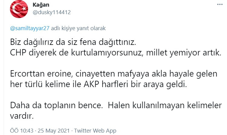 Tepki yağan çirkin paylaşım! AKP'li isim Sedat Peker üzerinden CHP'yi hedef aldı - Resim : 2