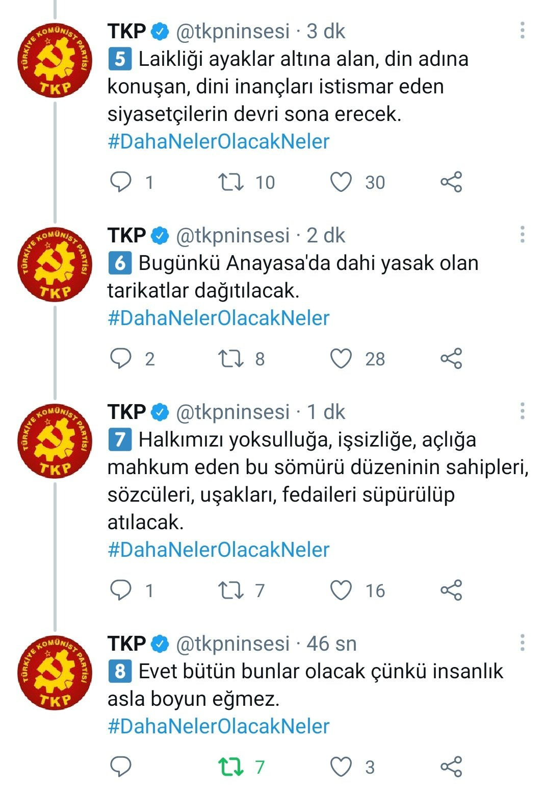 TKP'den Erdoğan'a yanıt: Daha neler olacak neler - Resim : 2