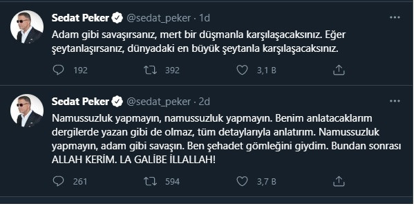 Sedat Peker'den arka arkaya şok açıklamalar: Namussuzluk yapmayın! - Resim : 3