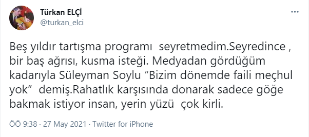 'Bizim dönemimizde faili meçhul yok' demişti: Türkan Elçi, Süleyman Soylu'ya böyle yanıt verdi - Resim : 1