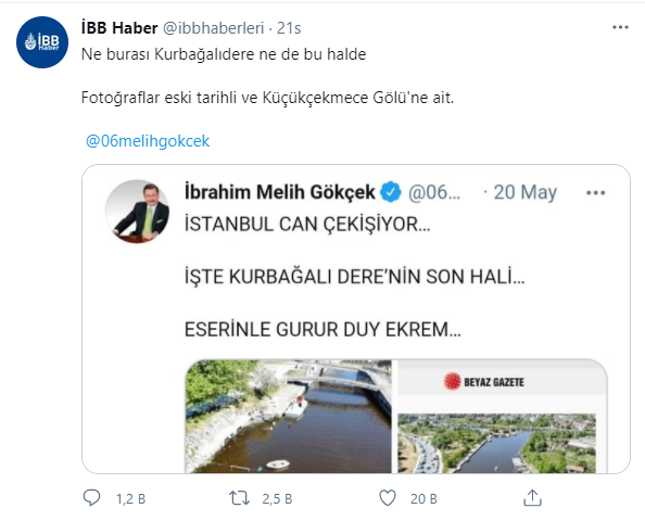 Melih Gökçek, Ekrem İmamoğlu'nu eleştireyim derken yine rezil oldu - Resim : 2