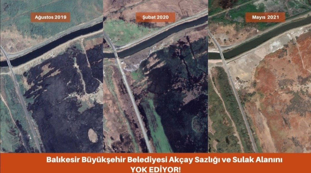 Akçay Sazlığı'na moloz döken AKP'li belediye hakkında suç duyurusu - Resim : 1