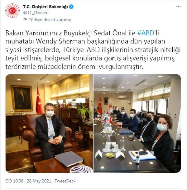 Dışişleri Bakanlığı'ndan Türkiye-ABD ilişkileri hakkında açıklama - Resim : 1