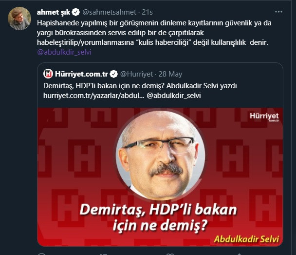 Abdulkadir Selvi'nin yalanlanan yazısına şok yanıt: Kulis haberciliği değil... - Resim : 1