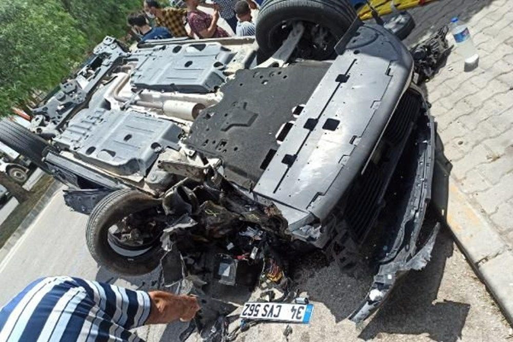 Otomobili takla atmıştı: Oyuncu İlker Aksum'dan açıklama - Resim : 1