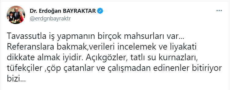 Eski bakandan tartışmalı paylaşım: AKP içindeki kavgaya gönderme mi yaptı? - Resim : 1