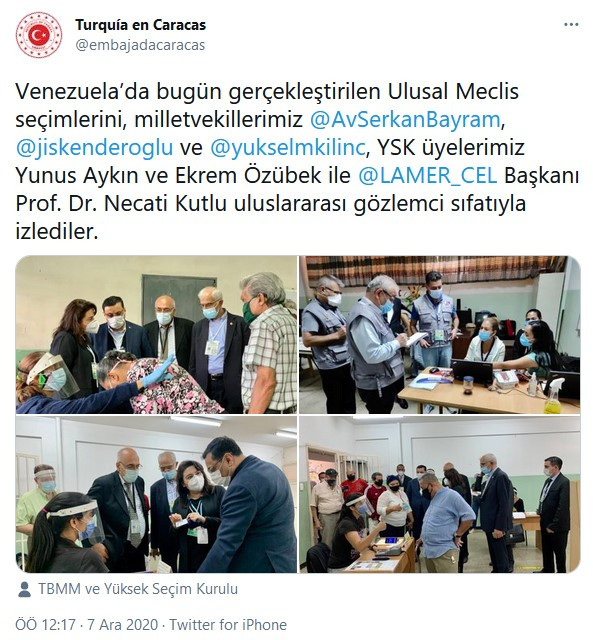 Ekrem İmamoğlu'nu şikayet eden YSK üyesi, Binali Yıldırım'ın oğlu ve avukatıyla Venezuela'ya gitmiş - Resim : 2