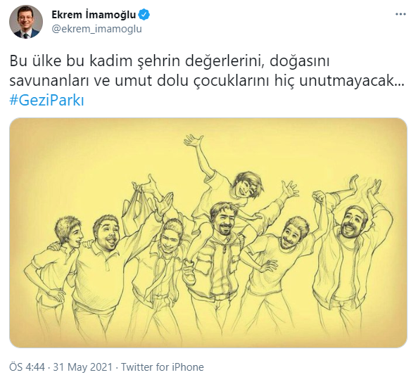 Ekrem İmamoğlu'ndan Gezi paylaşımı - Resim : 1