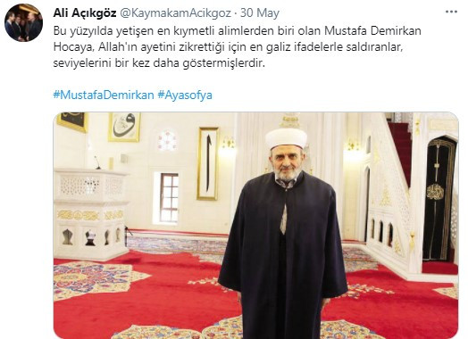 Atatürk'e lanet okuyan imama kaymakamdan tepki çeken destek! - Resim : 1