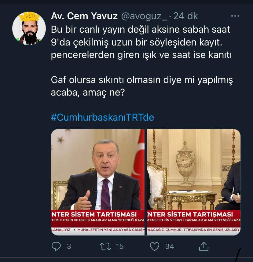 Kimse bunu fark etmedi: Erdoğan'ın katıldığı 'canlı' yayınla ilgili çarpıcı iddia - Resim : 3