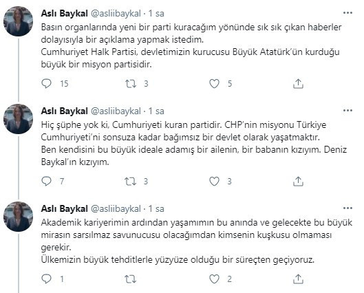 Aslı Baykal'dan parti kuracağı iddialarına yanıt - Resim : 1