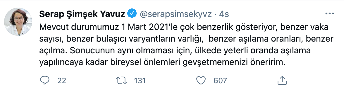 Bilim Kurulu üyesi Yavuz'dan önemli uyarı geldi: 1 Mart'takiyle çok benziyor - Resim : 1