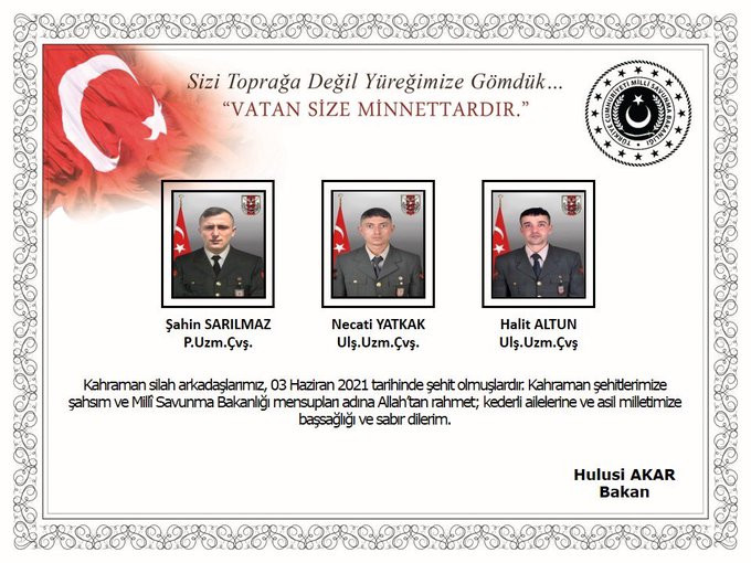 Şehitlerin kimliği belli oldu - Resim : 1