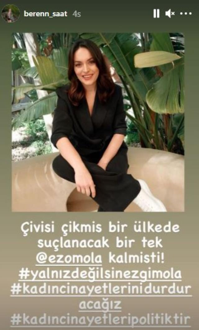 Beren Saat'ten Ezgi Mola'ya destek - Resim : 2