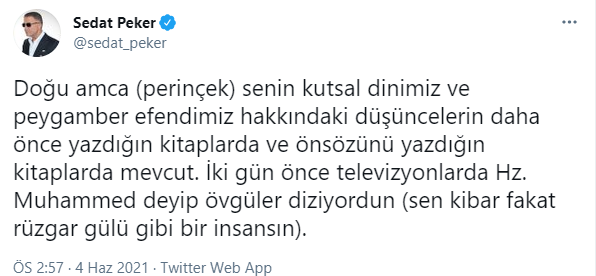 Sedat Peker ile Doğu Perinçek arasındaki gerilim kızışıyor: Amca sen nasıl bir şeysin? - Resim : 2