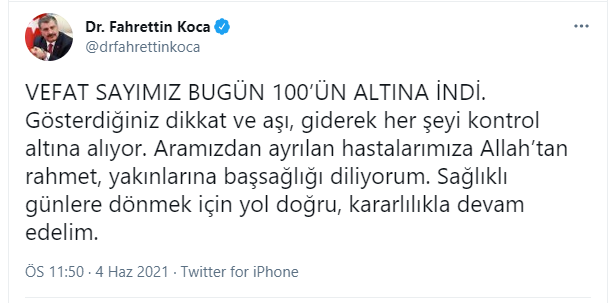 Fahrettin Koca'dan gece yarısı 'aşı' açıklaması - Resim : 1