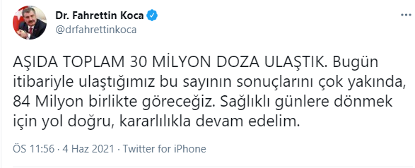 Fahrettin Koca'dan gece yarısı 'aşı' açıklaması - Resim : 2