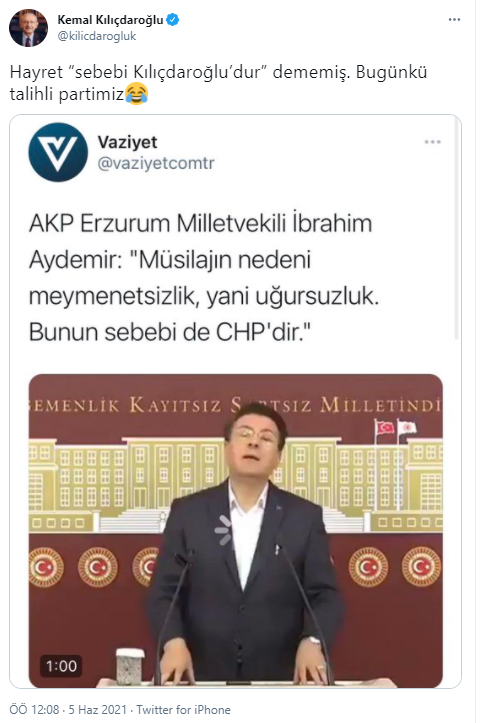 Müsilaj sorununu CHP'ye bağlayan AKP'li vekile Kılıçdaroğlu'ndan yanıt: Hayret - Resim : 2