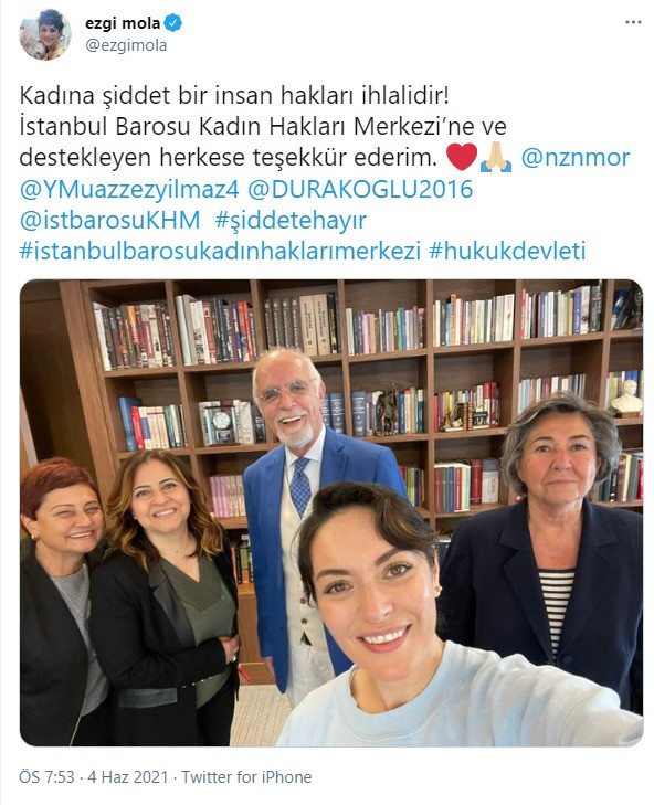 Ezgi Mola: Kadına şiddet insan hakları ihlalidir - Resim : 1