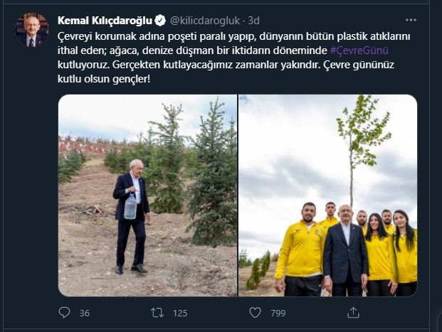 Kılıçdaroğlu'ndan manidar 'Çevre Günü' paylaşımı - Resim : 1