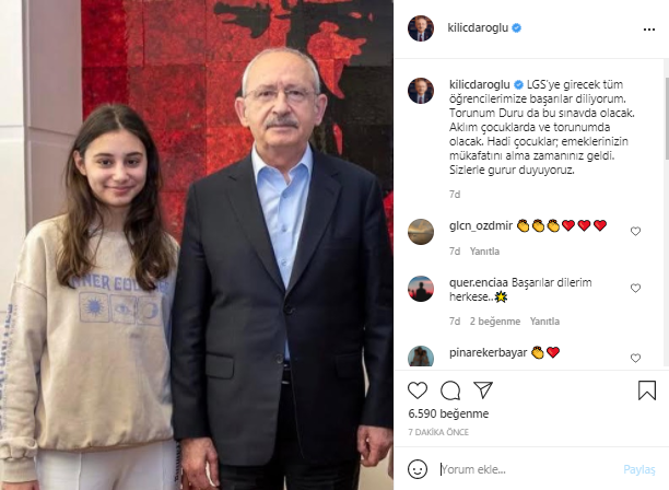 Kılıçdaroğlu'ndan LGS'ye girecek gençlere mesaj: Aklım çocuklarda ve torunumda olacak - Resim : 1