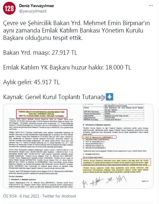 AKP'li isimlere tek maaş yetmiyor! CHP'li vekil paylaştı, aylık geliri 45 bin 917 - Resim : 2