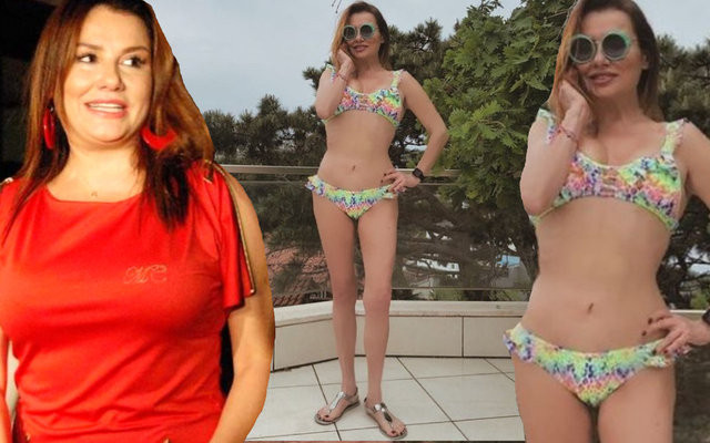 22 kilo veren Deniz Seki'den bikinili paylaşım - Resim : 1