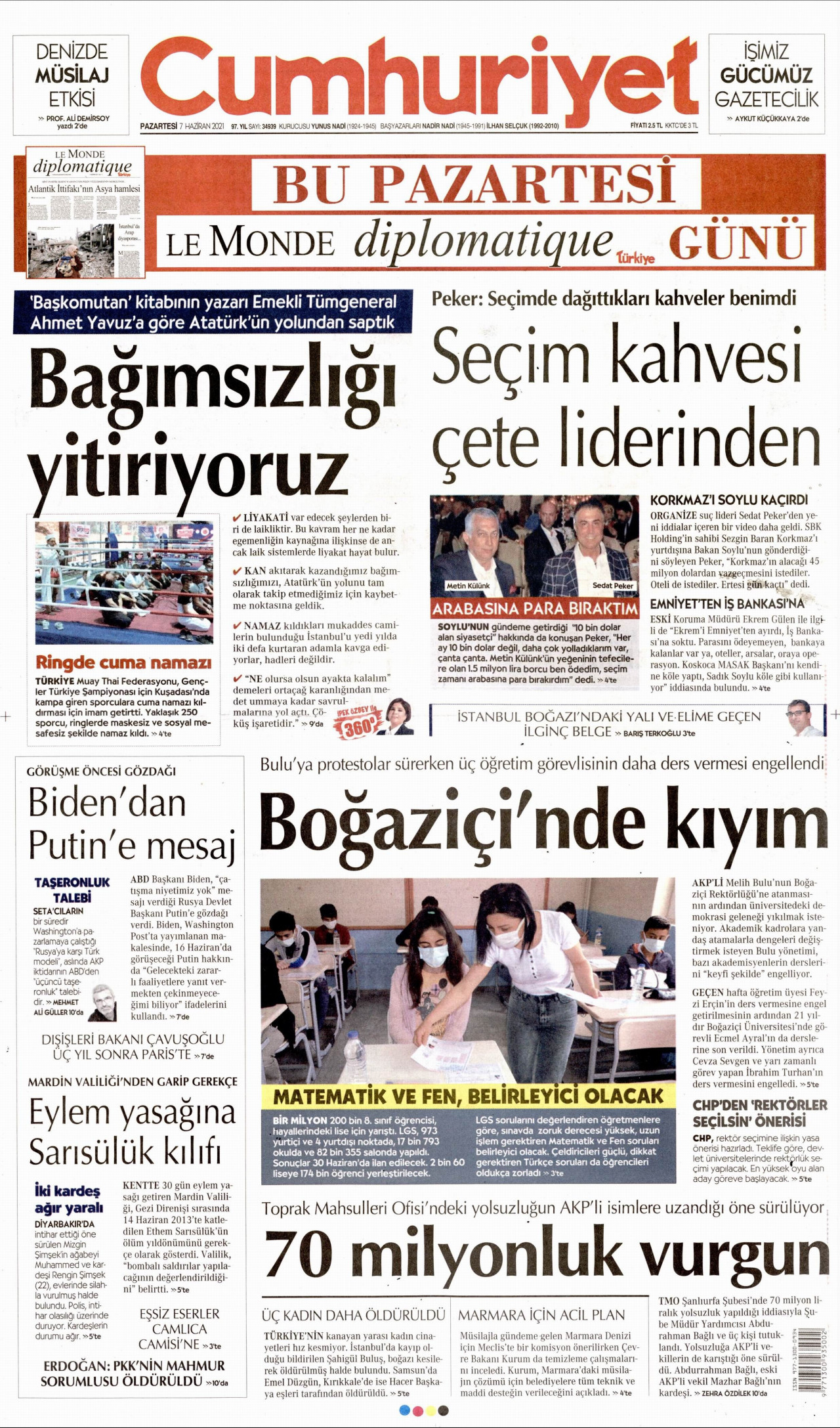 Sadece 4 gazete var: İşte Sedat Peker'in iddialarını gören gazeteler - Resim : 3