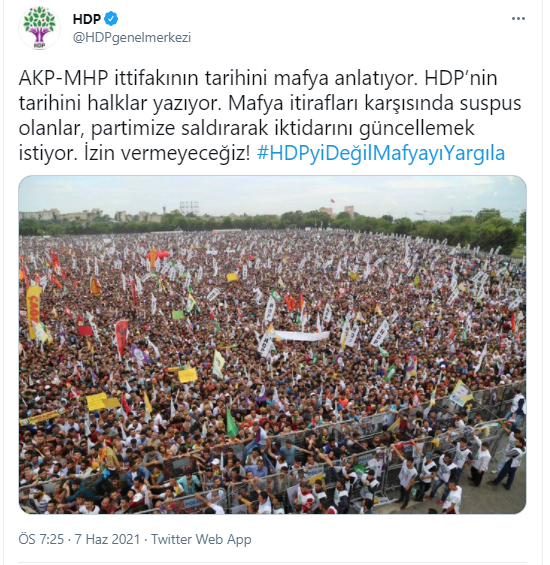 HDP'den yeniden açılan kapatma davasına ilişkin ilk açıklama - Resim : 2