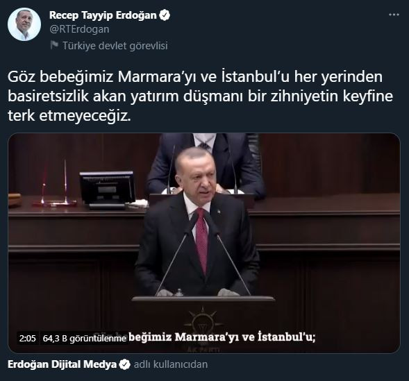 Ekrem İmamoğlu'ndan Erdoğan'a sosyal medyayı sallayan yanıt: Söz uçar icraat kalır - Resim : 1