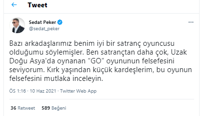 Sedat Peker'den dikkat çeken oyun tavsiyesi - Resim : 1