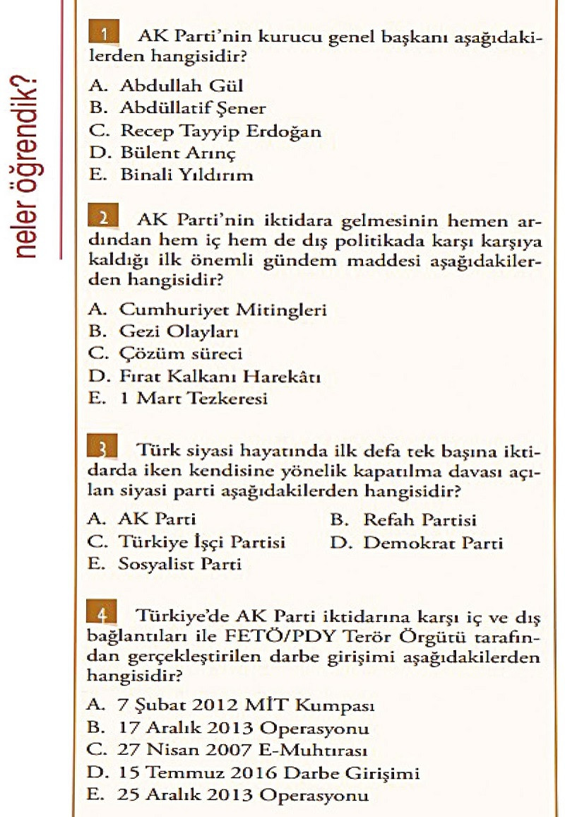 Atatürk İlkeleri ve İnkılap Tarihi dersini AKP tarihine çevirdiler, MHP'yi kızdıracak detayı unuttular! - Resim : 2