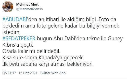 İşte Sedat Peker'in Abu Dabi'den geçmeyi planladığı iddia edilen ülke - Resim : 1