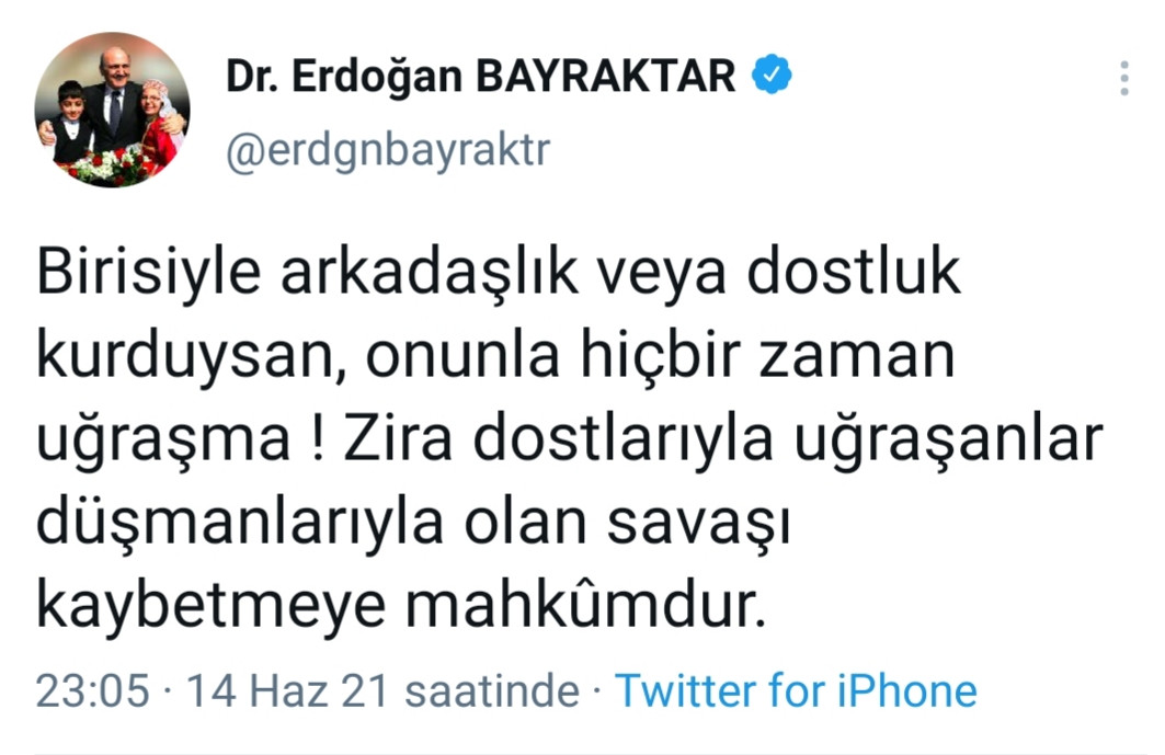 AKP'li eski bakandan olay yaratan mesaj: Erdoğan'ı mı hedef aldı? - Resim : 1