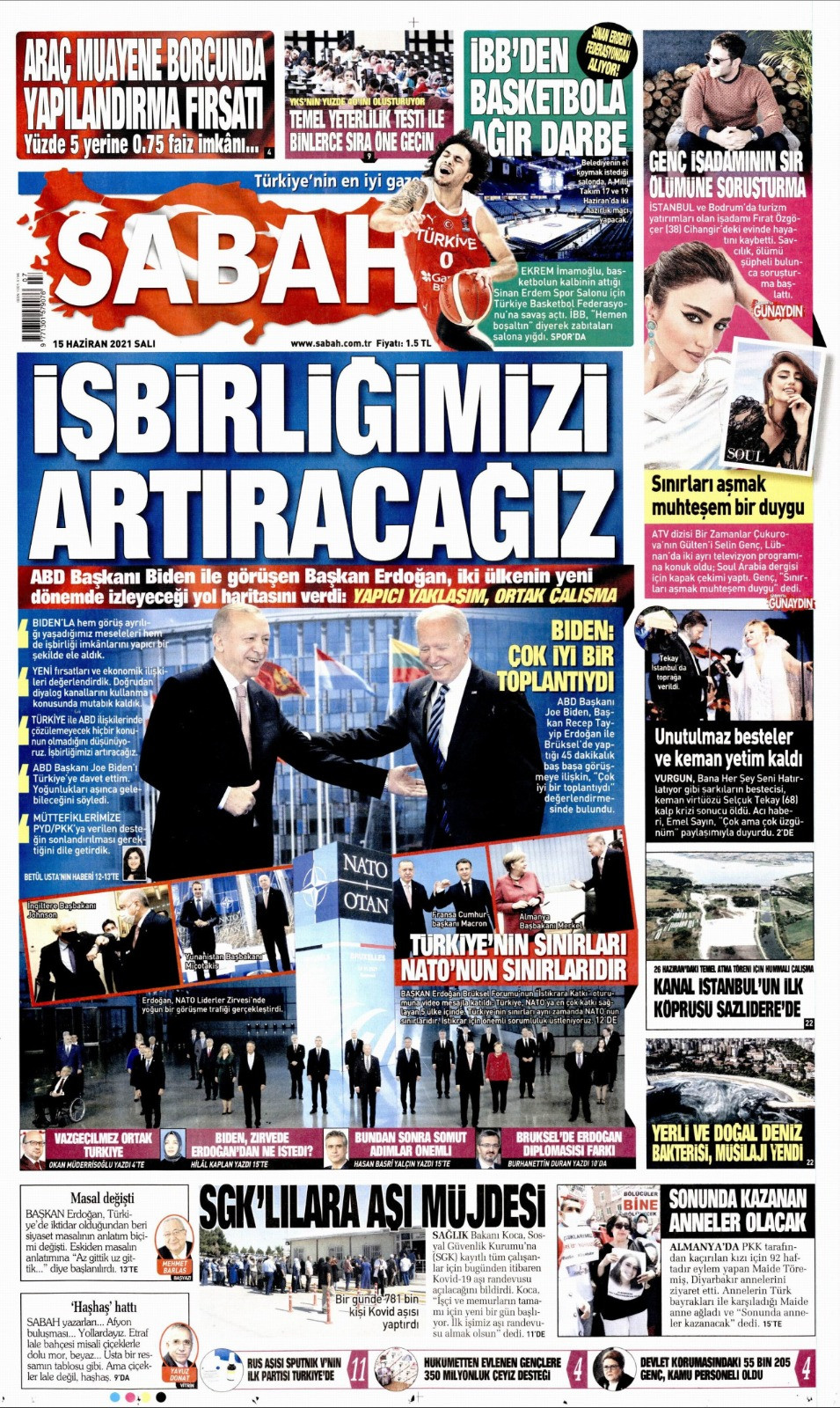 İktidara yakın Sabah bir günde çark etti! İşte dikkat çeken Erdoğan manşetleri - Resim : 2