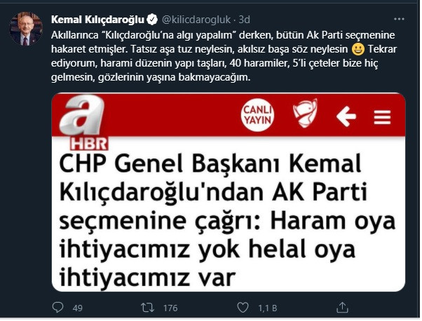 Kılıçdaroğlu A Haber'in büyük gafını yakaladı: Gözlerinin yaşına bakmayacağım! - Resim : 1