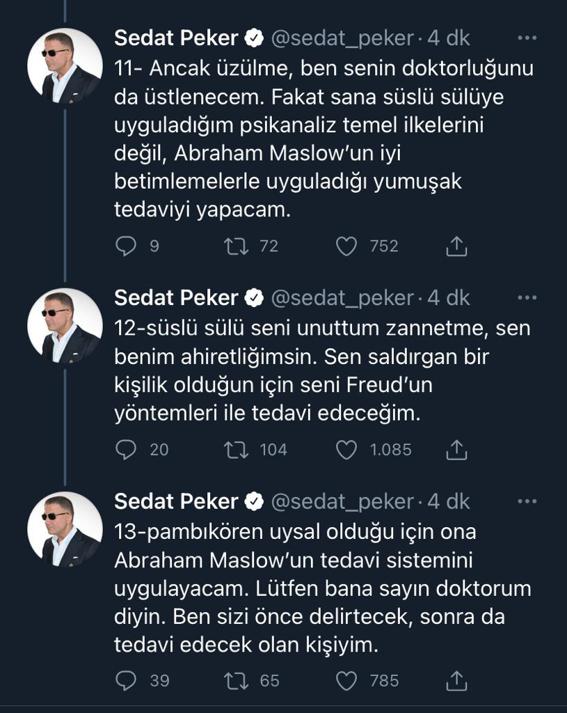 Sedat Peker bu defa iki ismi hedef aldı: Seni de unutmadım, ben sizi tedavi edecek kişiyim - Resim : 4