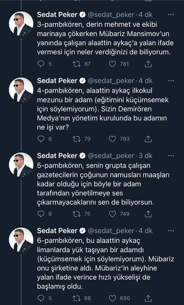 Sedat Peker bu defa iki ismi hedef aldı: Seni de unutmadım, ben sizi tedavi edecek kişiyim - Resim : 2